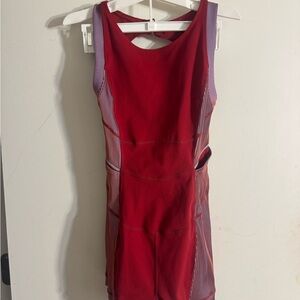 FP Movement by Free People Red and Purple Bodysuit